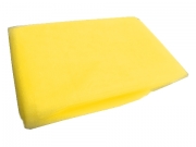Tulle de 150 cm de largeur jaune  vendu au mètre 